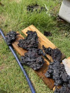 刀を打った後のノロ