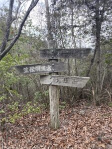 砥石城跡の登山道
