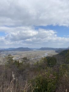 砥石城から北東をみる