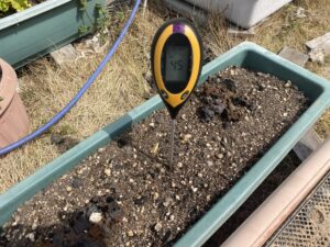 ジャガイモの土のpH